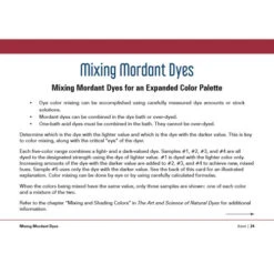 The Studio Formulas Set For The Art And Science Of Natural Dyes -BEKA Sales Store B9780937274262b 59059.1675701385