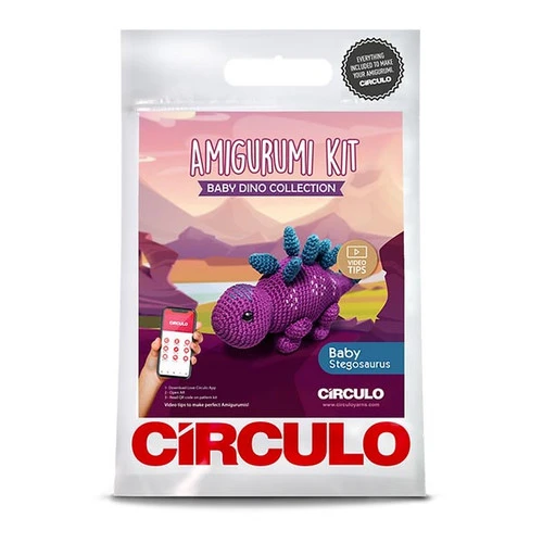 Circulo Amigurumi Kit - Baby Stegosaurus 1 Circulo Amigurumi Kit - Baby Stegosaurus