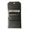 LYKKE 5" Interchangeable Knitting Needle Set - Black Faux Leather -BEKA Sales Store LYK 24318 21395.1552777230