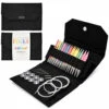 LYKKE Colour 5.0" Interchangeable Knitting Needle Set - Black Suede -BEKA Sales Store LYK 98722 04214.1689786319