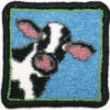 Complete Coaster Rug Hooking Kit - Cow 3 Complete Coaster Rug Hooking Kit - Cow -BEKA Sales Store MMF COA 002 22866.1665586249
