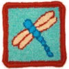 Complete Coaster Rug Hooking Kit - Dragonfly -BEKA Sales Store MMF COA 003 23793.1665586477