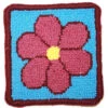 Complete Coaster Rug Hooking Kit - Flower -BEKA Sales Store MMF COA 004 79107.1665586707