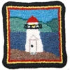 Complete Coaster Rug Hooking Kit - Lighthouse -BEKA Sales Store MMF COA 006 21691.1665587382