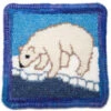 Complete Coaster Rug Hooking Kit - Polar Bear -BEKA Sales Store MMF COA 007 24568.1665587532