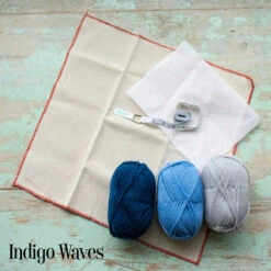 Punch It Up! Kit 6 Punch It Up! Kit -BEKA Sales Store RugPunchKitsIndigoWaves 95022.1655322468