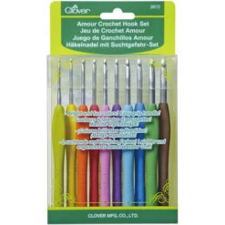 Clover Amour Crochet Hook Set 3 Clover Amour Crochet Hook Set -BEKA Sales Store SPI 071413b 54799.1624560228
