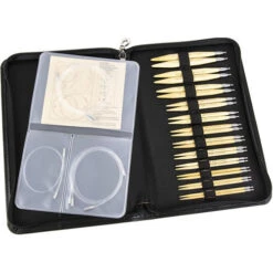 Clover Takumi Bamboo Interchangeable Circular Knitting Needle Set