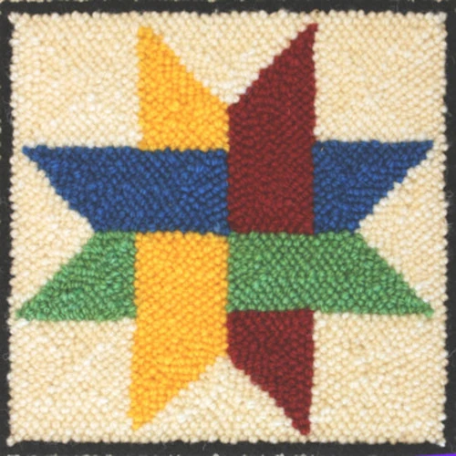 Rug Punch Kit - 8 Point Star 1 Rug Punch Kit - 8 Point Star