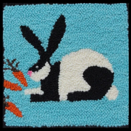 Rug Punch Kit - Bunny's Lunch 1 Rug Punch Kit - Bunny's Lunch