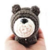The Pudgy Rabbit Crochet Kit - Mini Bear -BEKA Sales Store TPR SQ1274505b 40776.1679148131