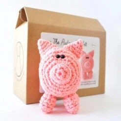 The Pudgy Rabbit Crochet Kit - Pig -BEKA Sales Store TPR SQ4831365 89669.1698069848