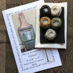 Punch Needle Kit - Merry Snowman -BEKA Sales Store TPT PN265b 72888.1572550139