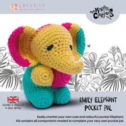Knitty Critters Amigurumi Kit - Emily Elephant -BEKA Sales Store WOC KC622 71759.1670606139