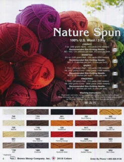 Brown Sheep Nature Spun Fingering Weight Yarn -BEKA Sales Store bro nsf 2 61196.1543861299