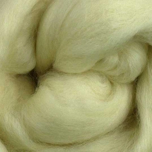 Corriedale Top - White 1 Corriedale Top - White