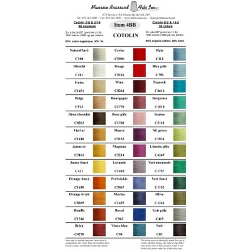 Maurice Brassard Cottolin Yarn - 8/2 2 Maurice Brassard Cottolin Yarn - 8/2 - Image 2