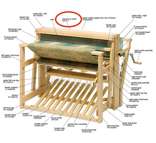 Schacht Standard Loom 4 Harness Later Kit 2 Schacht Standard Loom 4 Harness Later Kit - Image 2