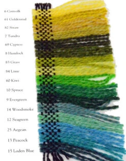 Harrisville Wool Yarn Color Card -BEKA Sales Store har cc 2 86160.1543861328
